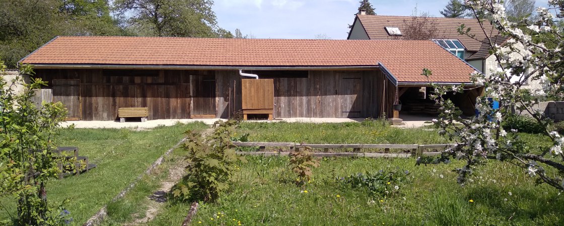 Rénovation du hangar du "Jardin du luthier"